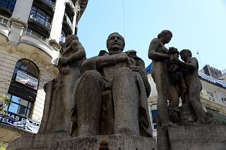 17 Statue Of General Roque Saenz Pena Near Plaza de Mayo Buenos Aires